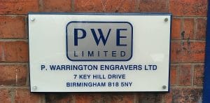 P Warrington Engravers